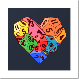 <3 RPG DICE Posters and Art